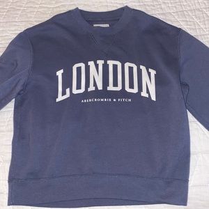 Abercrombie and Fitch Blue Crewneck